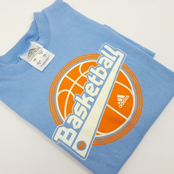 Retro Adidas Tank Top Basketball Kids L Large - Picture 1 of 8